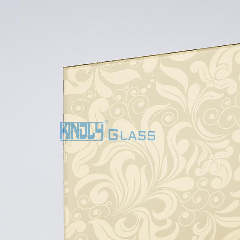 24K Gold Coated Jacquard Glass C 